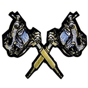 Tattoo Gun Patch Embroidered Iron On Applique